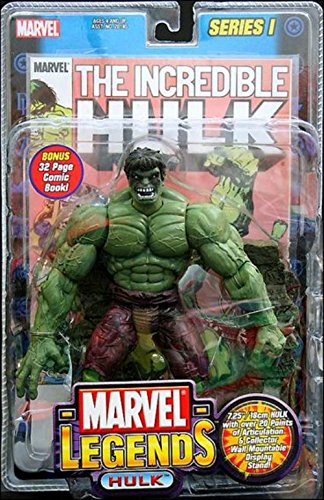 Marvel legends series 1 the incredible hulk with poseable fingers…