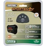 Rayovac Sportsman 3AAA-size, 5 Led Multi-function Headlight With Batteries (Pack of 2)