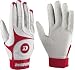 2009 DeMarini Adult Voodoo Black Batting Gloves - Scarlet