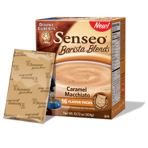 Senseo Barista Blends Caramel Macchiato, 10.72-Ounce Box (Pack of 3)
