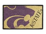 Kansas State Wildcats Bleached Welcome Mat (Doormat) 18X30 Welcome Mat Bleached-Kansas St - NCAA C