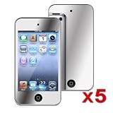 5 x Mirror Screen Protector Compatible With iPod touch 4 4G 4th Gen
