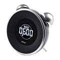 Edifier Tick Tock Multifunktions Retro-Style Radiowecker (LCD Display, SD Kartenleser, USB 2.0) schwarz