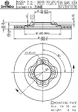 Brembo 25448 Front Disc Brake Rotor