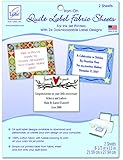 June Tailor JT-403 Quilt Label Fabric Sheets