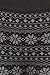 WHITE APPAREL Seamless Graphic Jacquard Leggings Plush Lining-Snow
