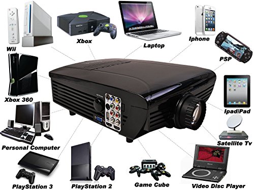 Best NEW Hd Home Theater Multimedia LCD Projector 1080-hdmi Tv DVD Paystation