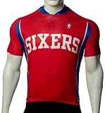NBA Philadelphia 76Ers Women'S Cycling Jersey, Red, Medium