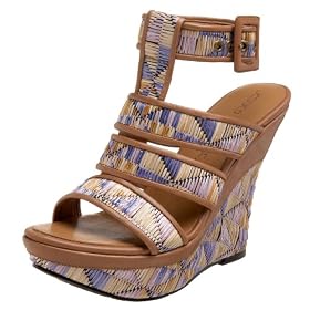 Jessica Bennett Women's Kiros Ankle Strap Platform Wedge