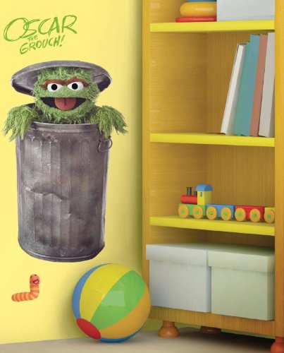Sesame Street Oscar Giant Wall Decal