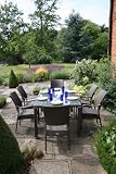 gf4u Bridgman Bronze 180cm Eton Dining Table Set