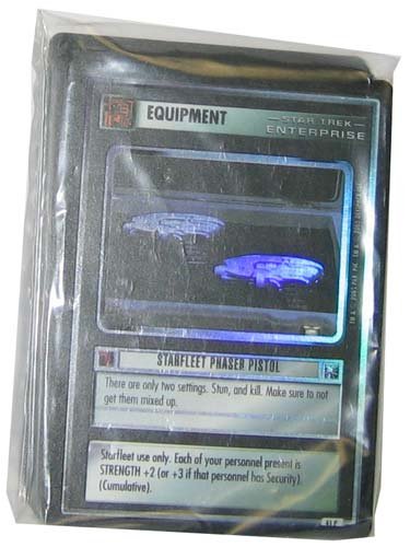 SEALED Enterprise Foil Card Collection - Star Trek CCG - MINT 18 Card Set