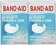 Band-Aid Brand Adhesive Bandages, Advanced Healing Blister Cushions for Fingers & Toes, 8-Count Boxes (Pack of 2)