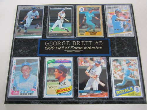 Kansas City Royals George Brett 8 Card Plaque