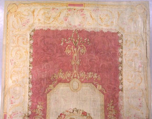 14x22 ANTIQUE 1880'S FRENCH AUBUSSON AREA RUG 