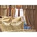 Imperial Gold Curtain Set w/ Valance/Sheer/Tassels