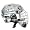 Bauer 8000 Hockey Helmet with Mask - Small/Silver