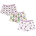Antion Girl's 3-7T Cotton 3 Cartoon Boyshorts Underwear(Pack Of 3)