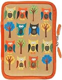 NeoSkin Kindle Zip Sleeve, Owls (Neoprene Kindle Cover, Kindle Case)