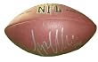 New England Patriots Logan Mankins Autographed NFL Wilson Composite Football, Proof Photo
