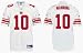 Eli Manning New York Giants Authentic White Jersey with #10 from Reebok