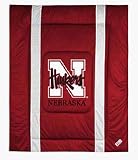 Nebraska Cornhuskers Jersey Mesh Twin Comforter from The Sidelines Collection by Kentex