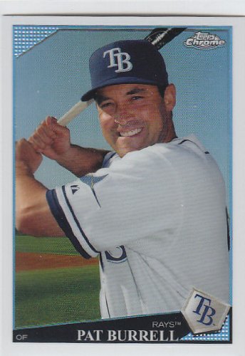 2009 Topps Chrome Refractors #76 Pat Burrell - Tampa Bay Rays (Baseball Cards)