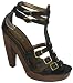 Garage Shoes - Fitz - Women's Gladiator Party Sandal - Black Size 6 UK