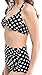 Angerella Womens Swimwear Vintage Polka Dot High Waisted Swimsuits Bathing Suits Black US6-8=Tag Size L