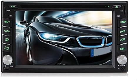 Android 4.4.4 KitKat Car DVD Player 6.2 inch Double Din In Dash Capacitive HD Multi-Touch Screen GPS Navigation Radio Stereo Support Bluetooth/SD/USB/Ipod/Iphone/AM/FM/AV-IN/OBD2/3G/Wifi