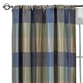 Home Plaid Window Valance - Black/Brown (54x18")