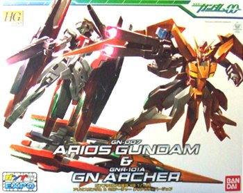 Arios Gundam + GN Archer HG 1/144 Clear color ver. Gunpla Expo limited