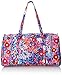 Vera Bradley Women's Cotton Large Travel Duffel Bag, Impressionista, One Size