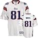 Randy Moss Jersey: Reebok White Super Bowl XLII Replica #81 New England Patriots Jersey - X-Large