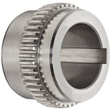 Lovejoy/Sier-Bath Gear Coupling, F Type, Flanged Sleeve Coupling Flex Hub