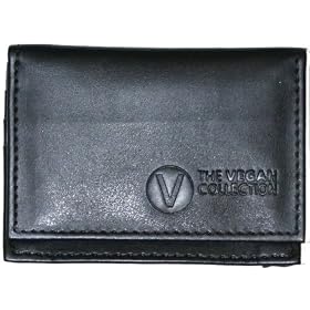 The Vegan Collection Spencer Pocket Black Coin Pouch