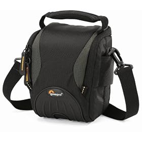 Lowepro Apex 100AW Shoulder Bag For Digital Cameras/Camcorders - Black