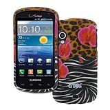 ІМПЕРІЯ Verizon Samsung стратосфері Orchid Safari Прогумовані дизайн Hard Cover Case [EMPIRE Упаковка]