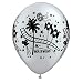 package of 50 11'' Hollywood latex balloon