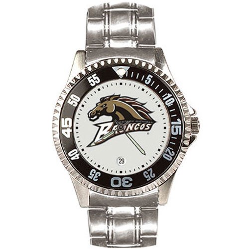 Western Michigan Broncos Suntime Competitor Game Day Steel Band Watch - NCAA College Athletics