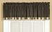 Kettle Grove Block Border Valance Window Treatment