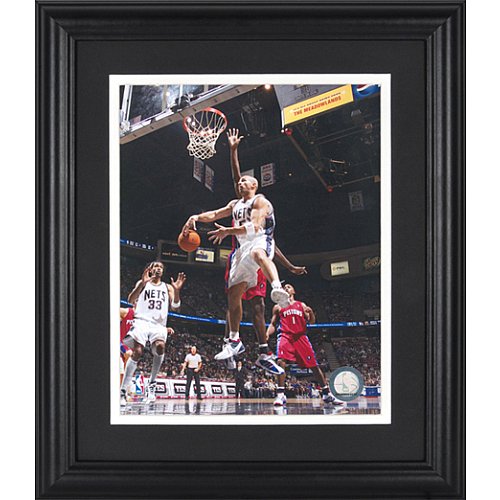 Mounted Memories New Jersey Nets Jason Kidd Framed Photo
