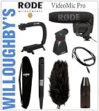 Rode VideoMic Pro Compact On-camera Microphone Videographer Audio Kit + Rode DeadCat VMP Artificial Fur Wind Shield + Rode Professional Boompole + Rode Boompole Bag + Rode VXLR Minijack to XLR Adaptor + Rode VC1 Minijack/3.5mm Stereo Extension Cable + Zeikos Deluxe Video Bracket + Zeikos Magnifying Viewfinder & Much More! Willoughby's Est. 1898
