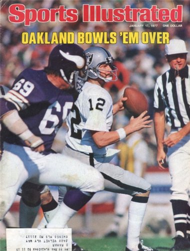 Ken Stabler Unsigned Sports Illustrated Magizine - January 17, 1977