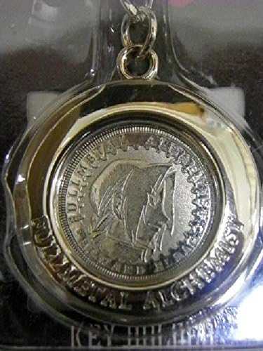Fullmetal Alchemist Medal Strap Key Chain Edward Elric Charm Accessories Anime