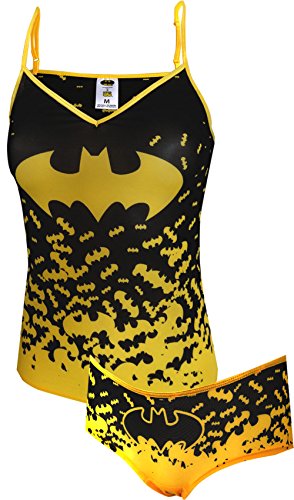 DC Comics Batman Mesh Cami & Panty Set for women (Medium)