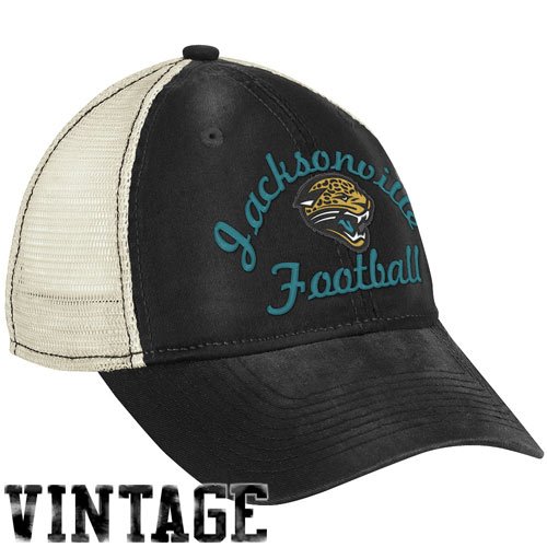 NFL Women's Fan Gear Classic Slouch Mesh Back Hat - EQ60W (Jacksonville Jaguars, One Size Fits All)