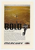 1967 Mercury Outboard Boat Motor Florida Everglades Print Ad (5191)
