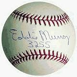 Eddie Murray Autographed Official MLB Baseball with 3255 Inscription