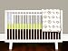 Olli & Lime george 3 Piece Crib Bedding Set, Green/White